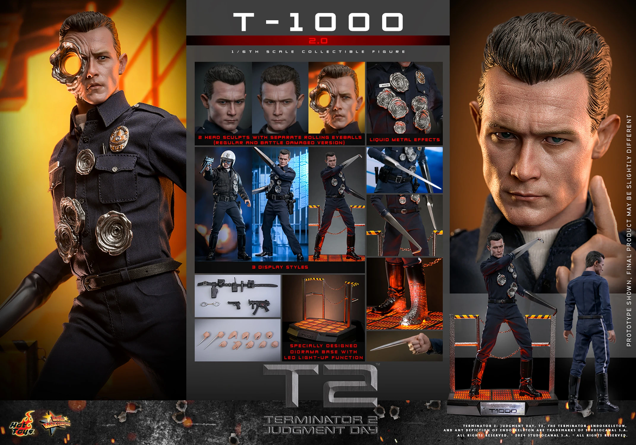 T-1000 (2.0) Sixth Scale Figure