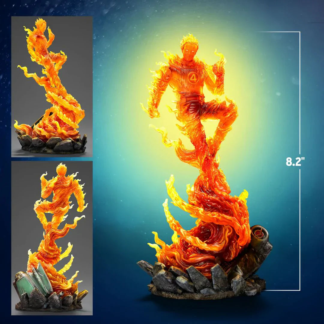 Human Torch Art Scale Statue