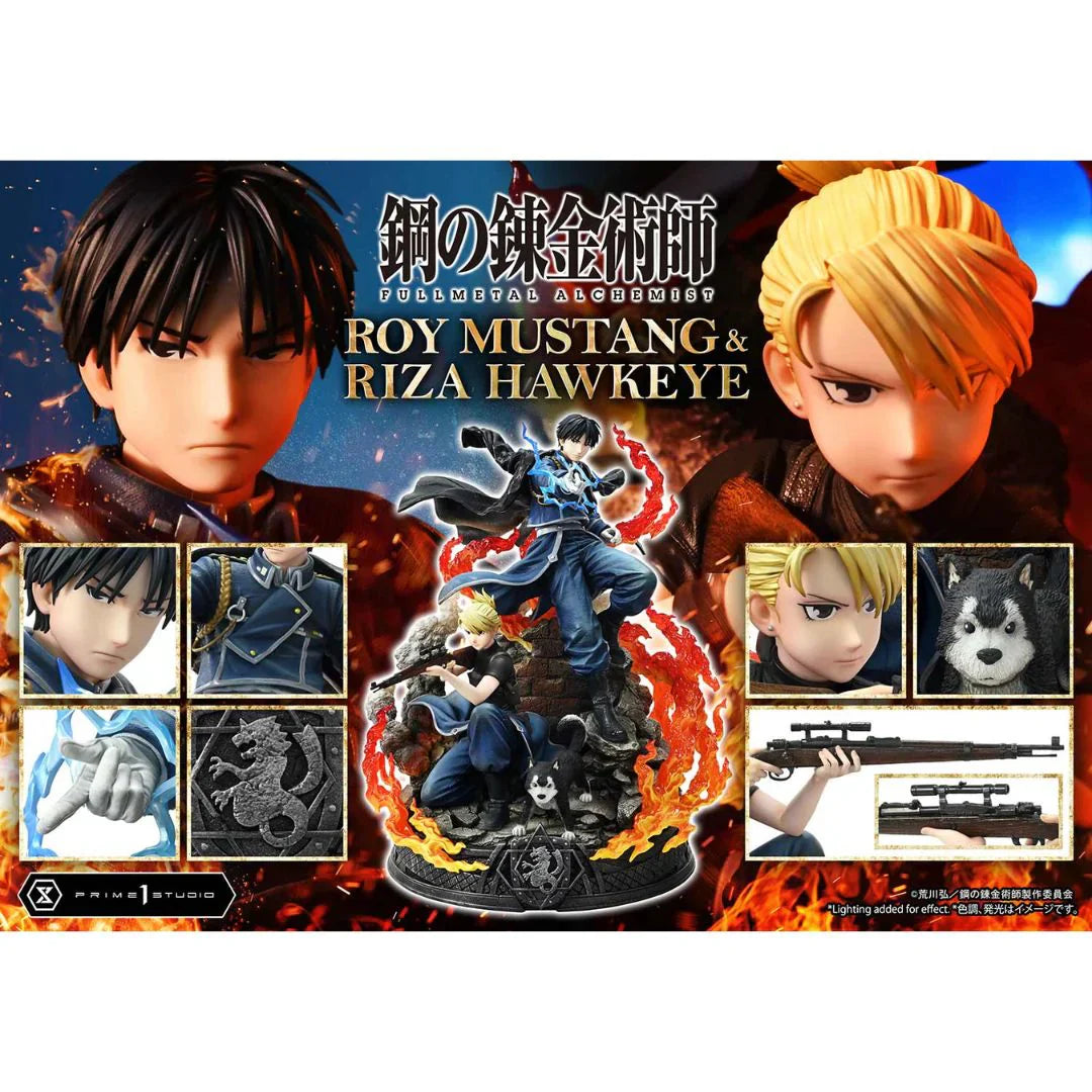 Fullmetal Alchemist Roy Mustang & Riza Hawkeye Dx Regular Version statue
