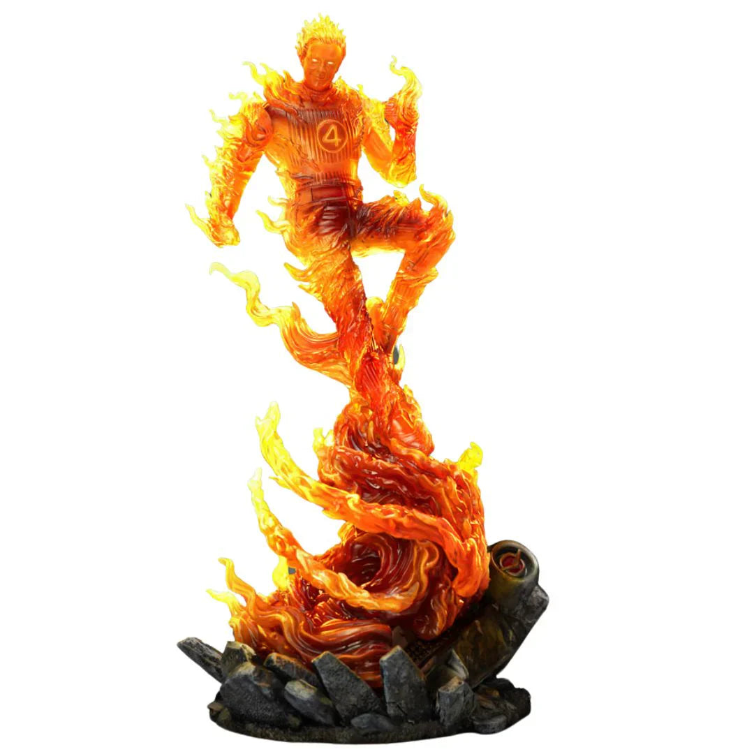 Human Torch Art Scale Statue