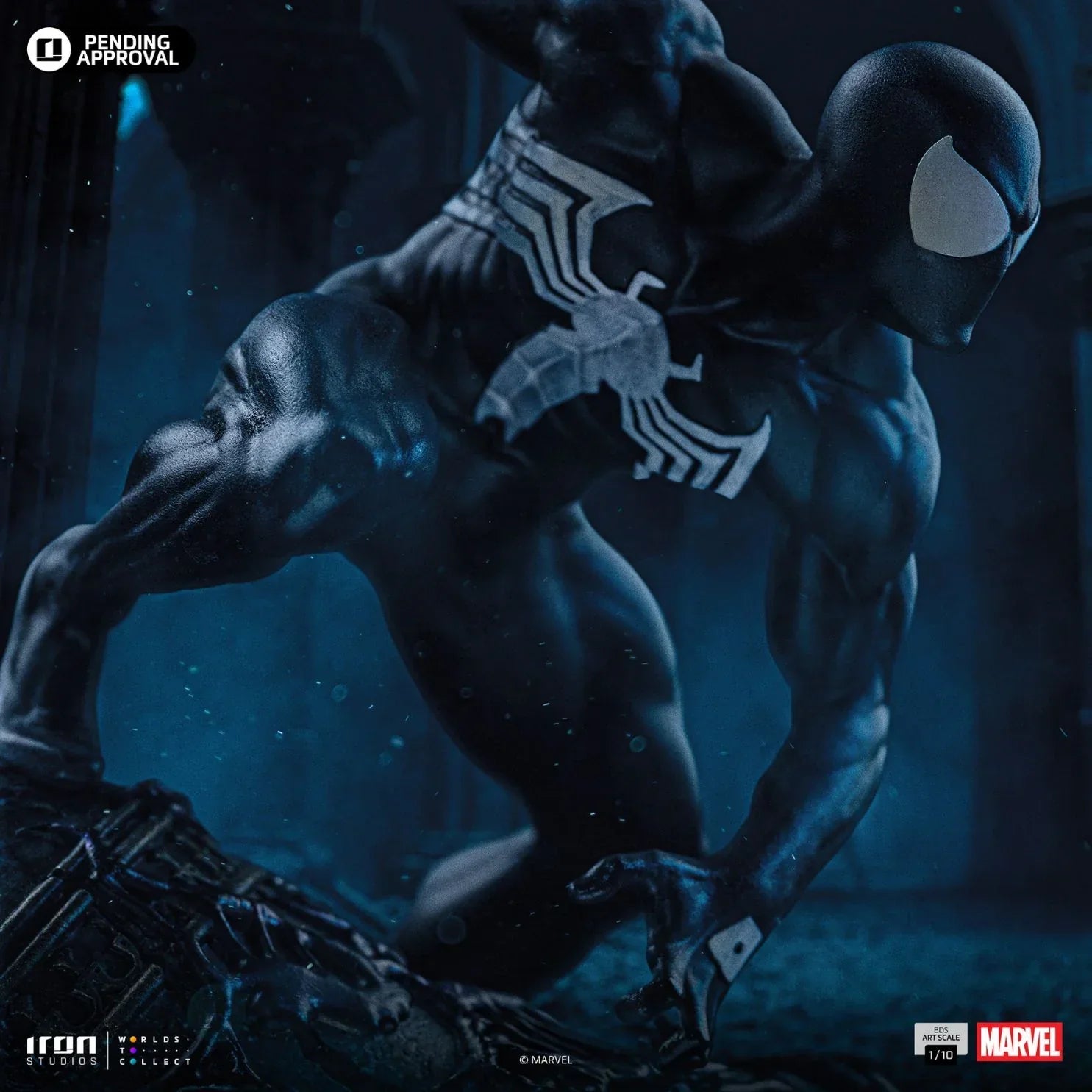 Spider-Man Black Bds Art Statue