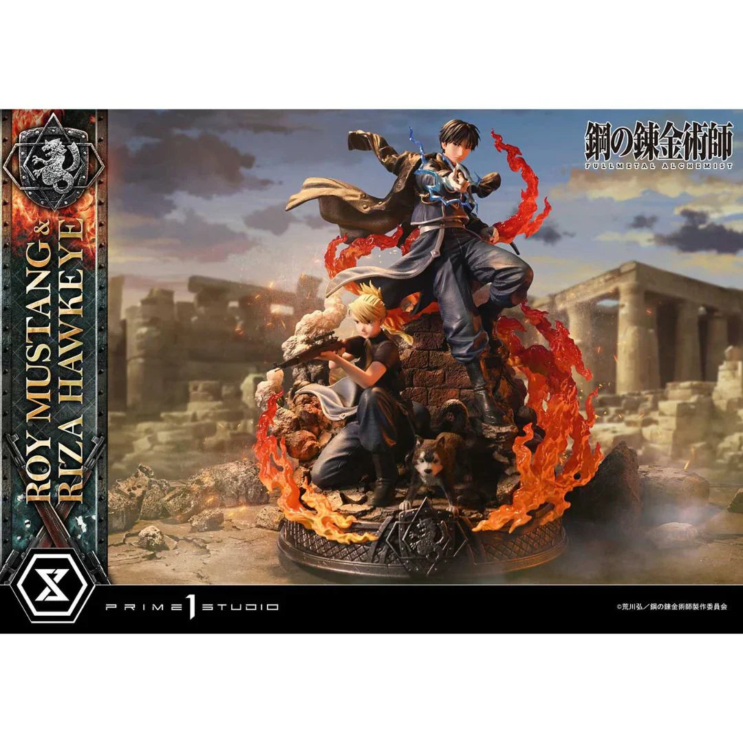 Fullmetal Alchemist Roy Mustang & Riza Hawkeye Dx Regular Version statue