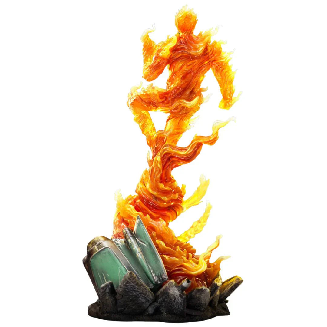 Human Torch Art Scale Statue