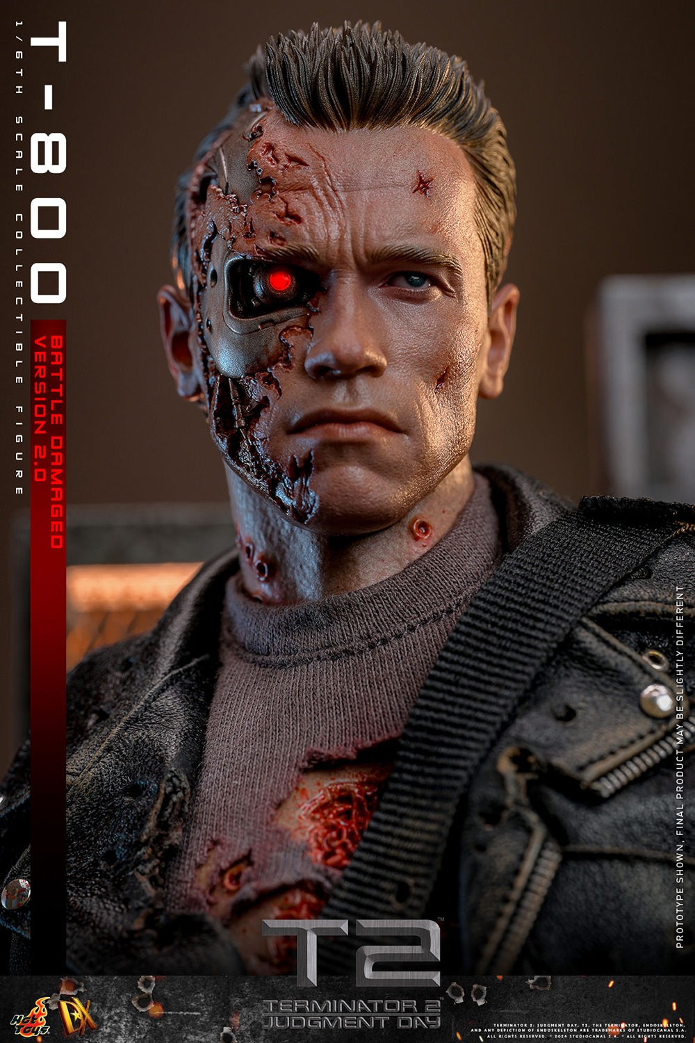 T-800 (BATTLE DAMAGED VERSION 2.0) Sixth Scale Figure