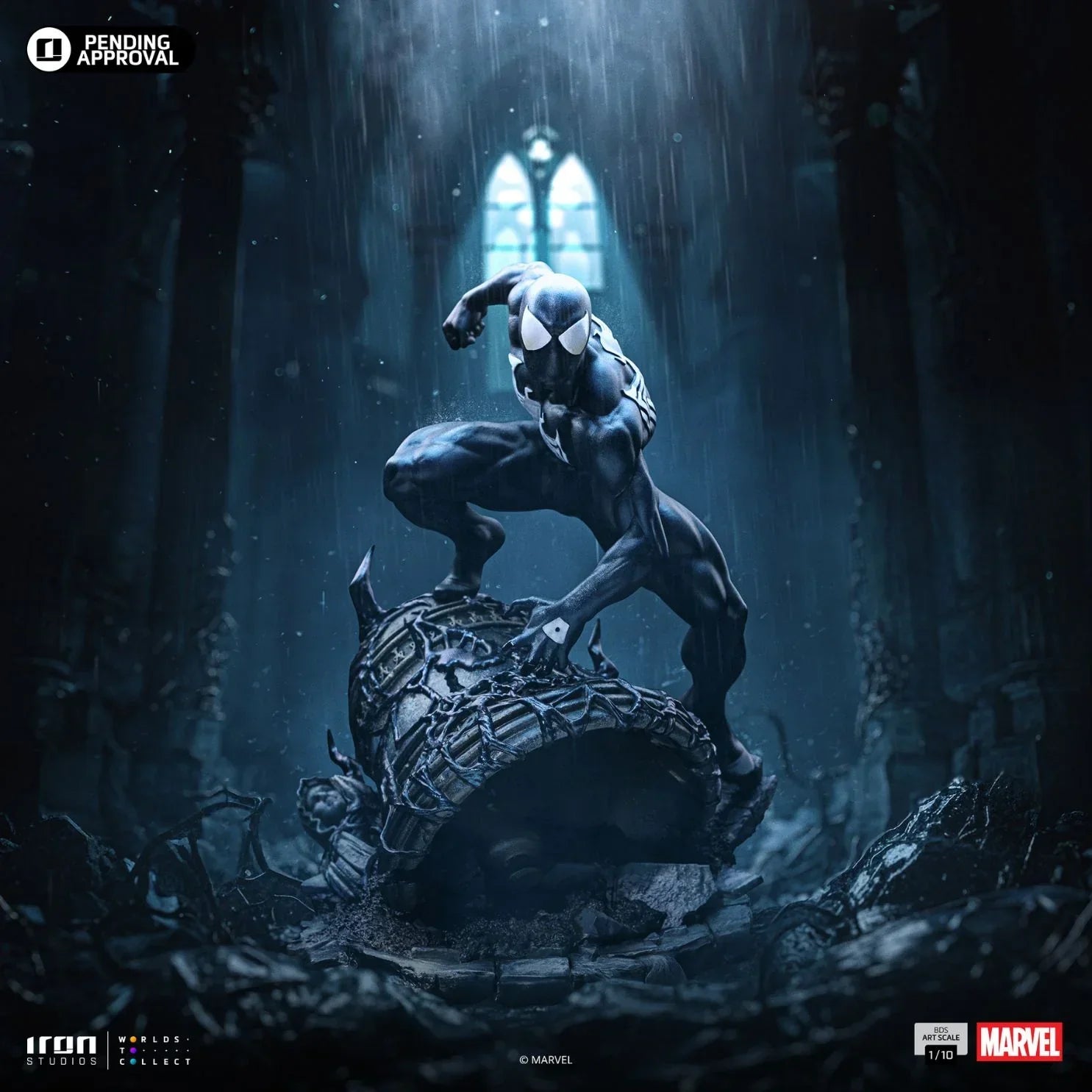 Spider-Man Black Bds Art Statue
