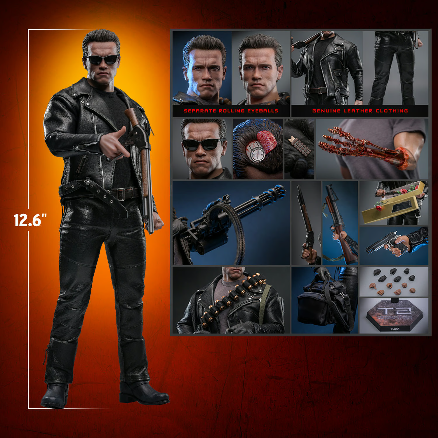 T-800 (2.0) Sixth Scale Figure