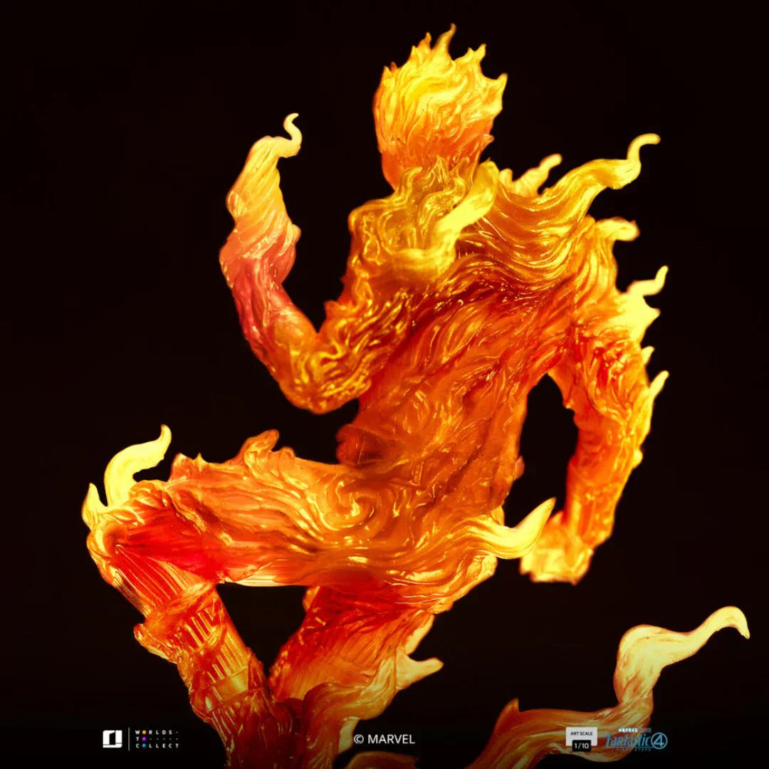 Human Torch Art Scale Statue