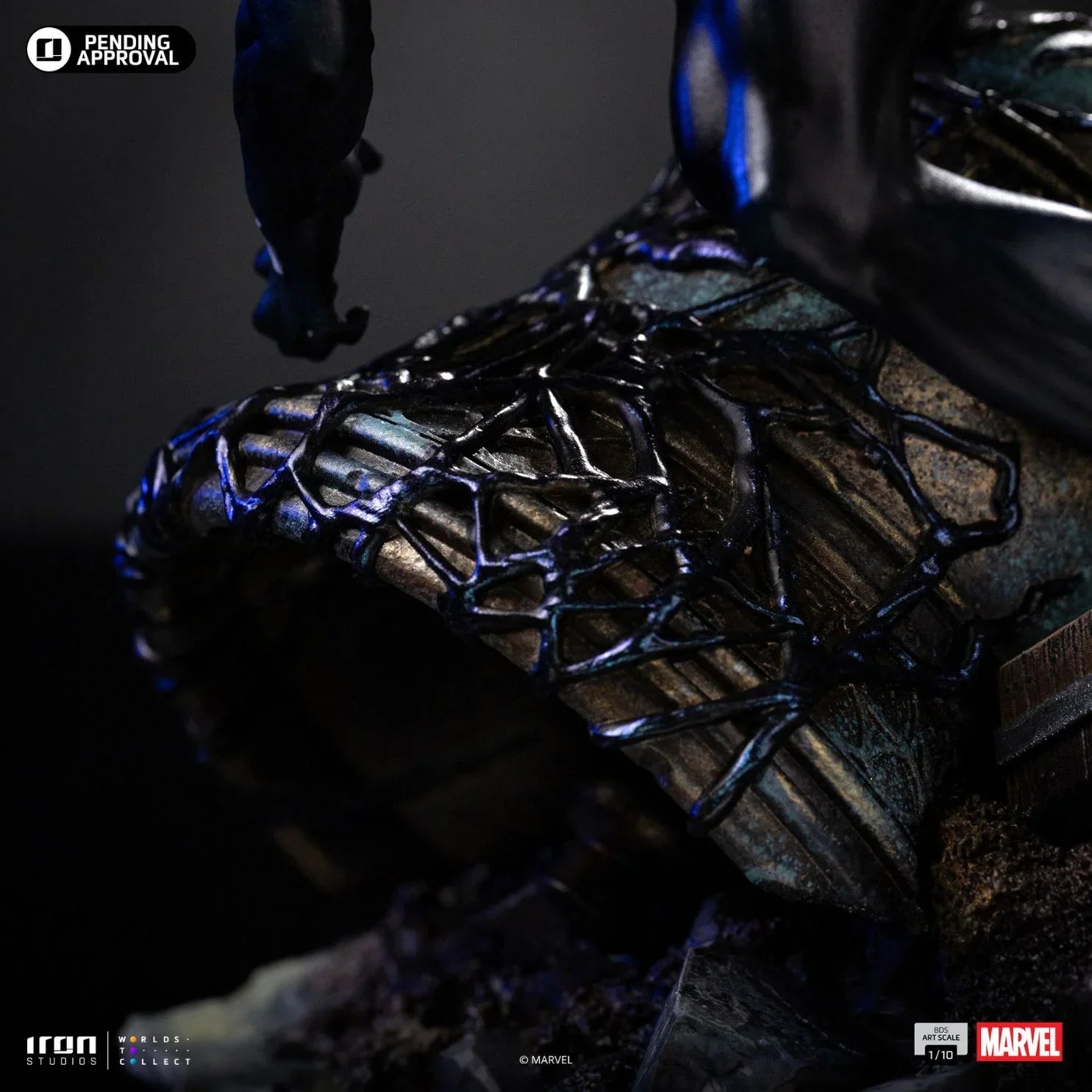 Spider-Man Black Bds Art Statue