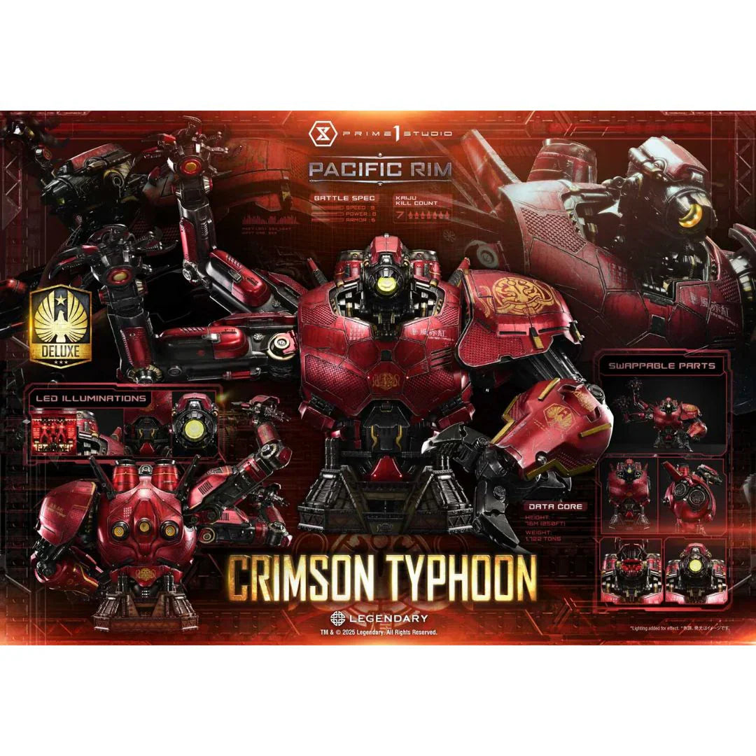 Pacific Rim Crimson Typhoon Deluxe Statue