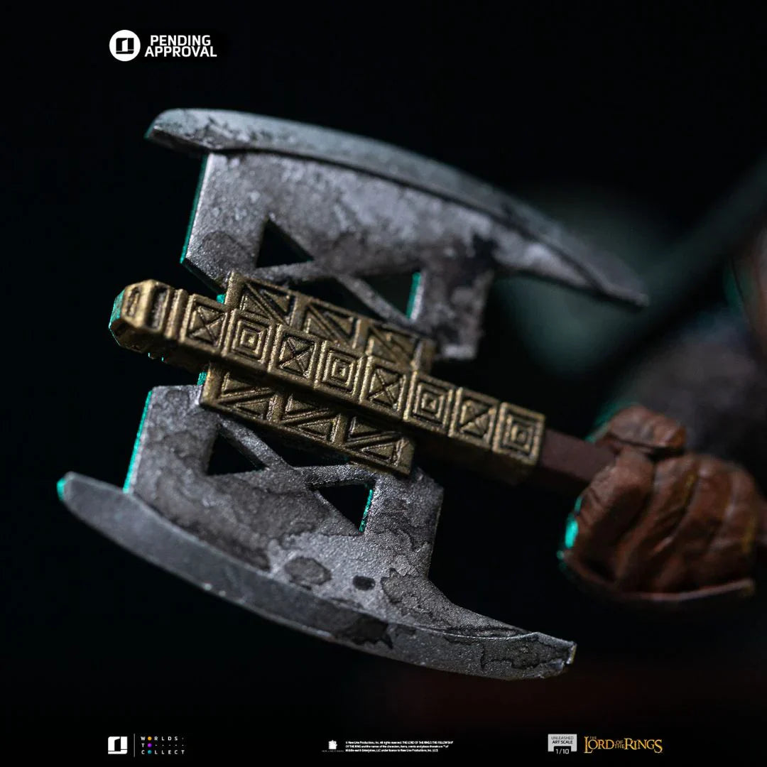 The Lord Of The Rings Gimli Unleashed Art Statue