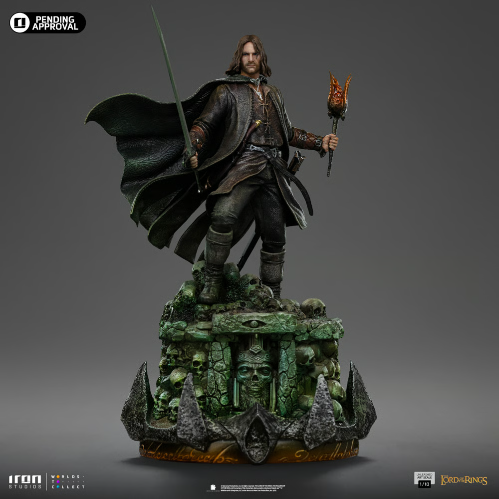 Aragorn Unleashed Statue