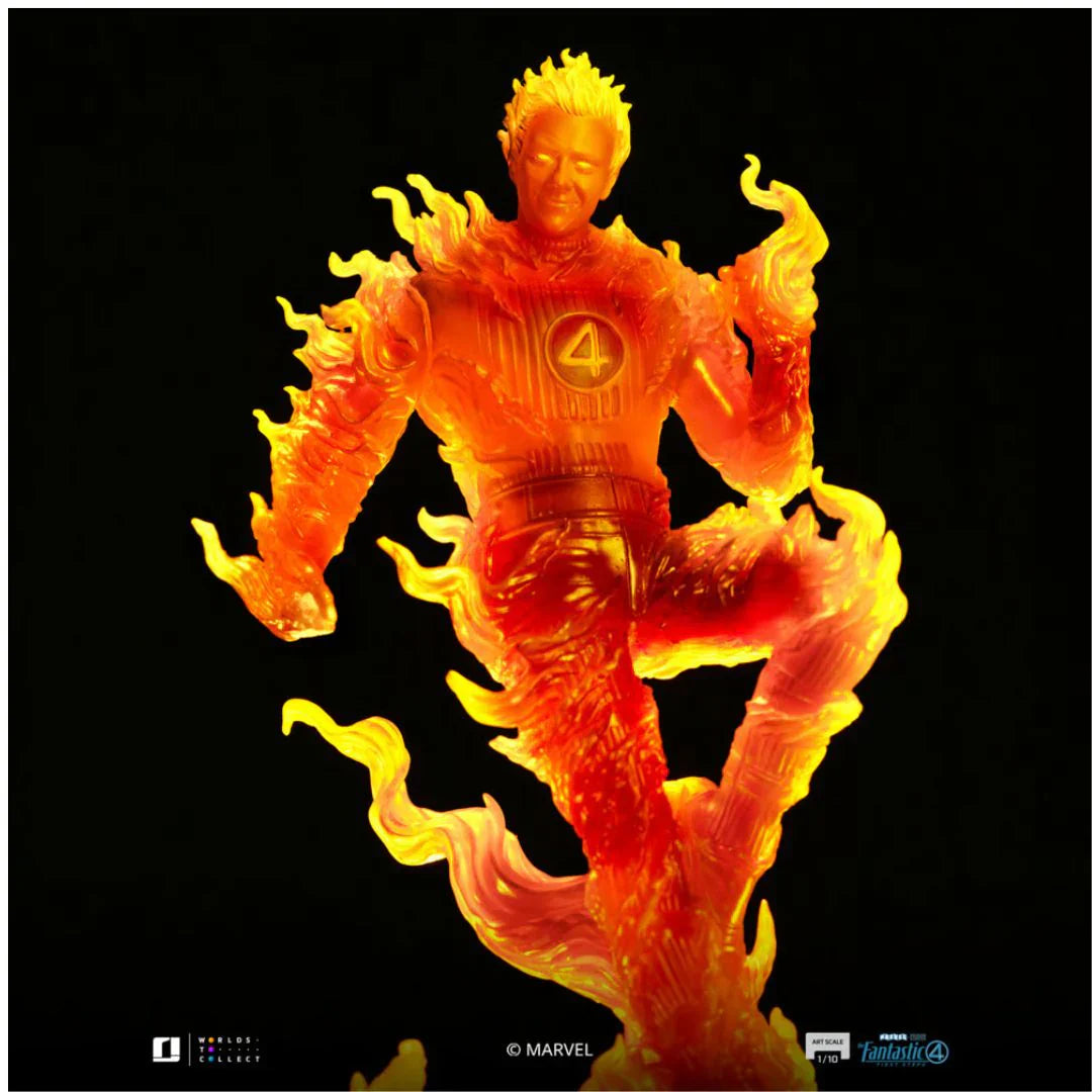 Human Torch Art Scale Statue