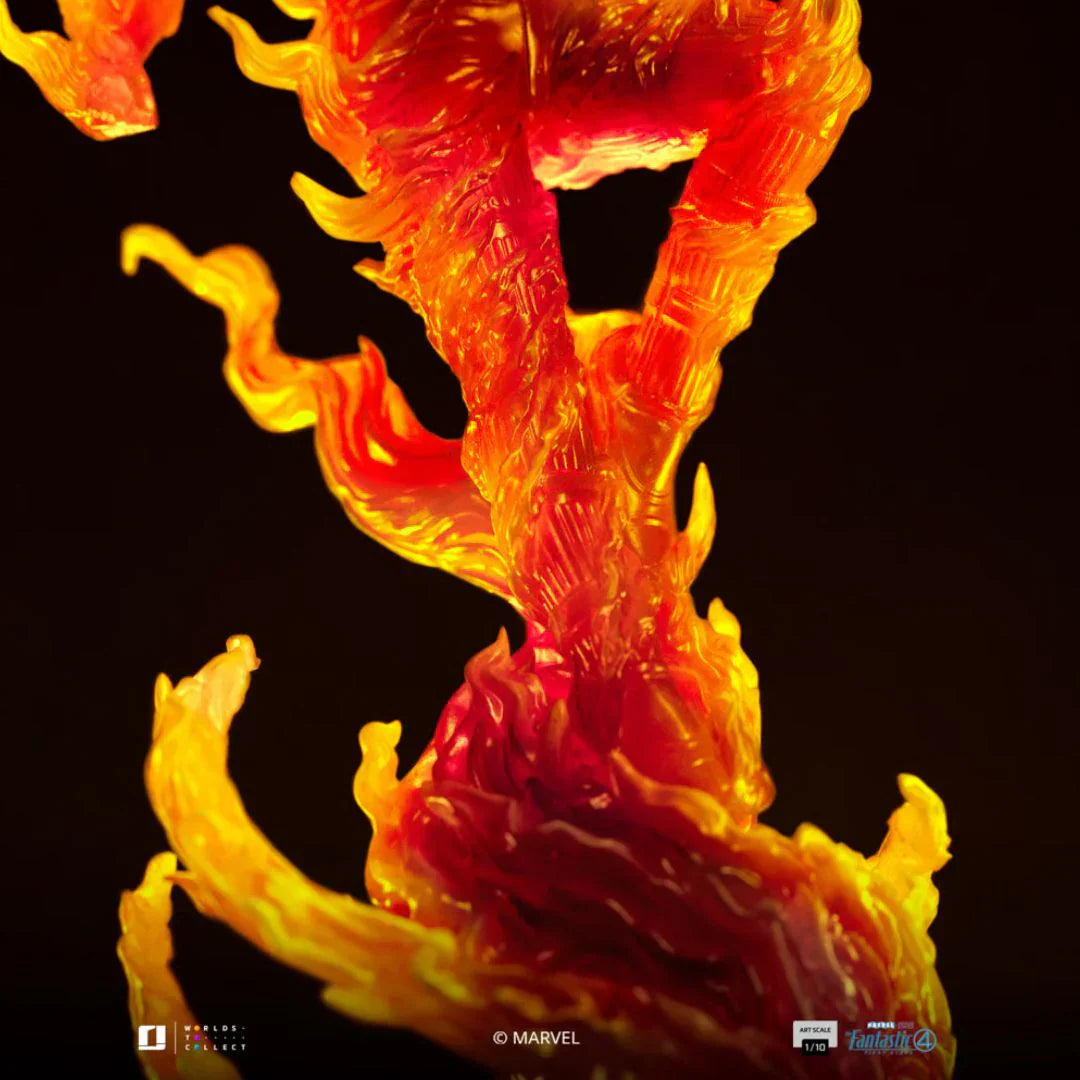Human Torch Art Scale Statue