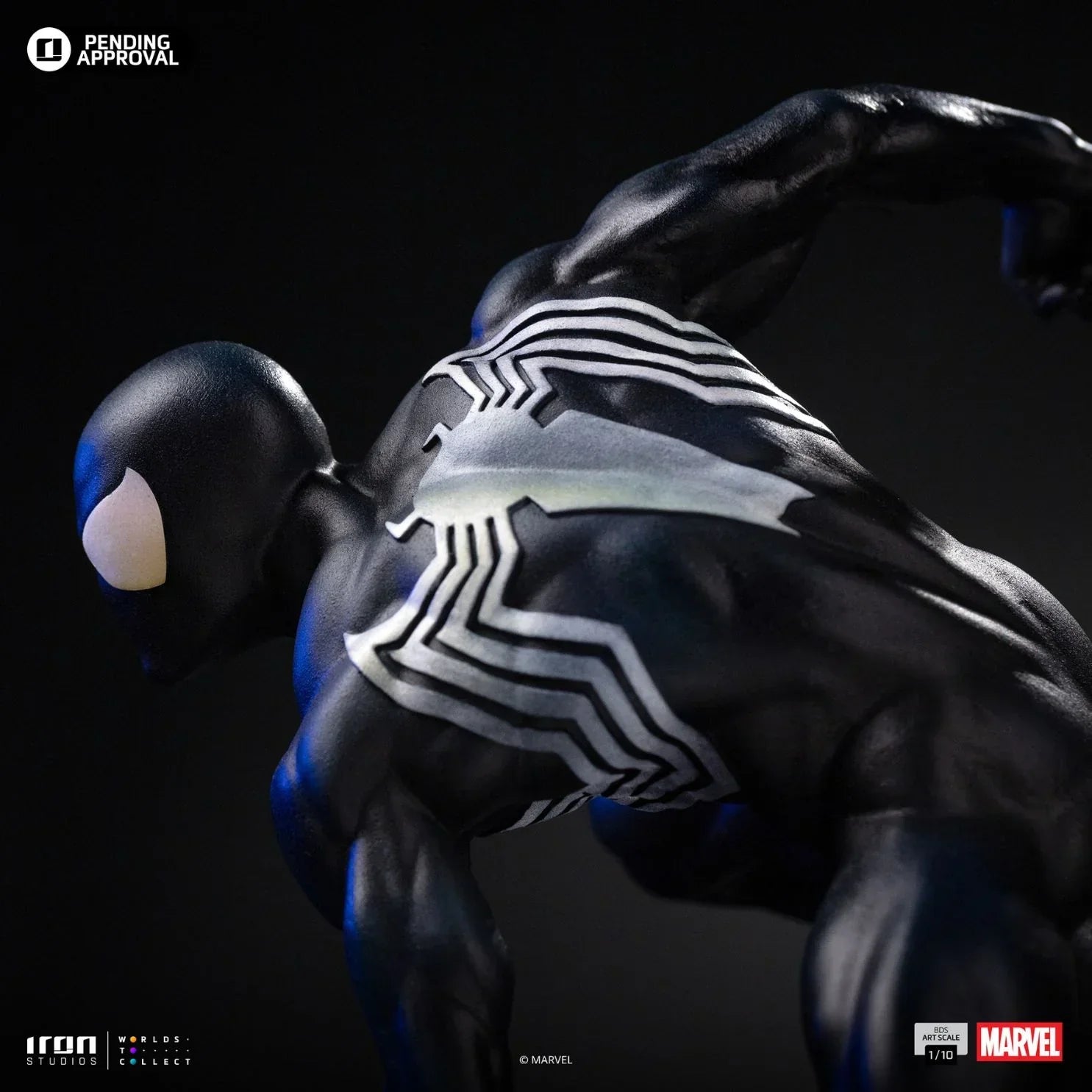 Spider-Man Black Bds Art Statue