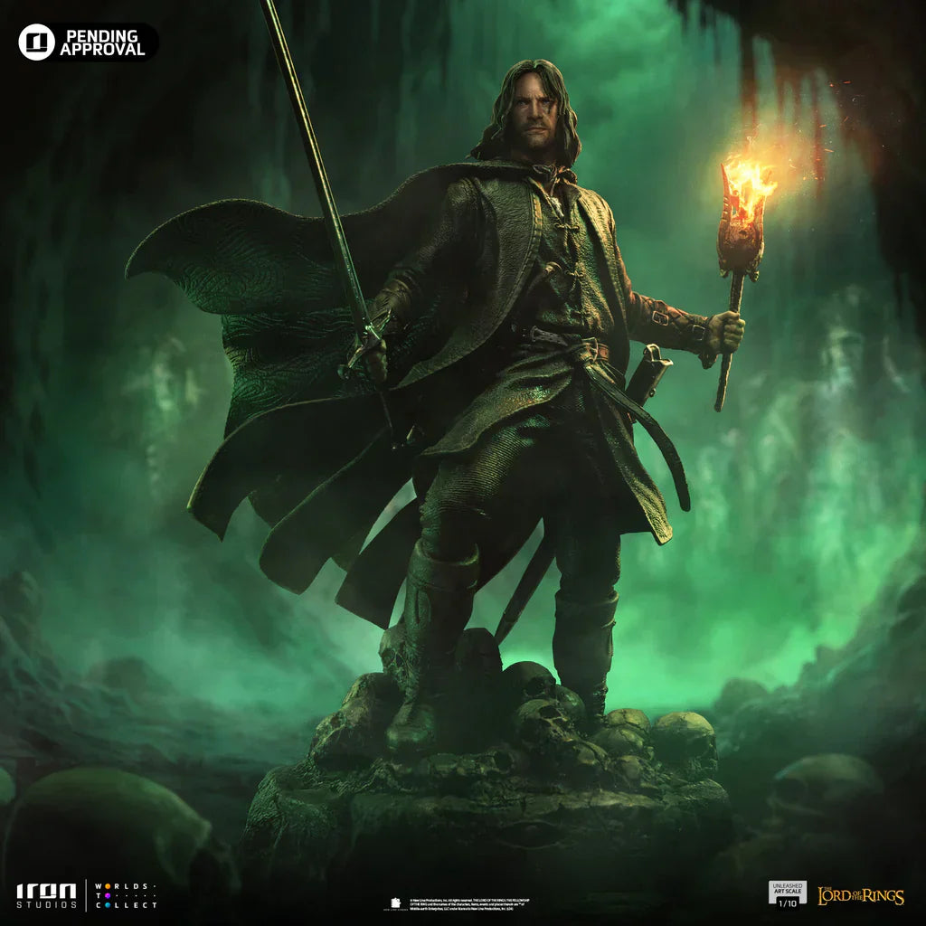 Aragorn Unleashed Statue