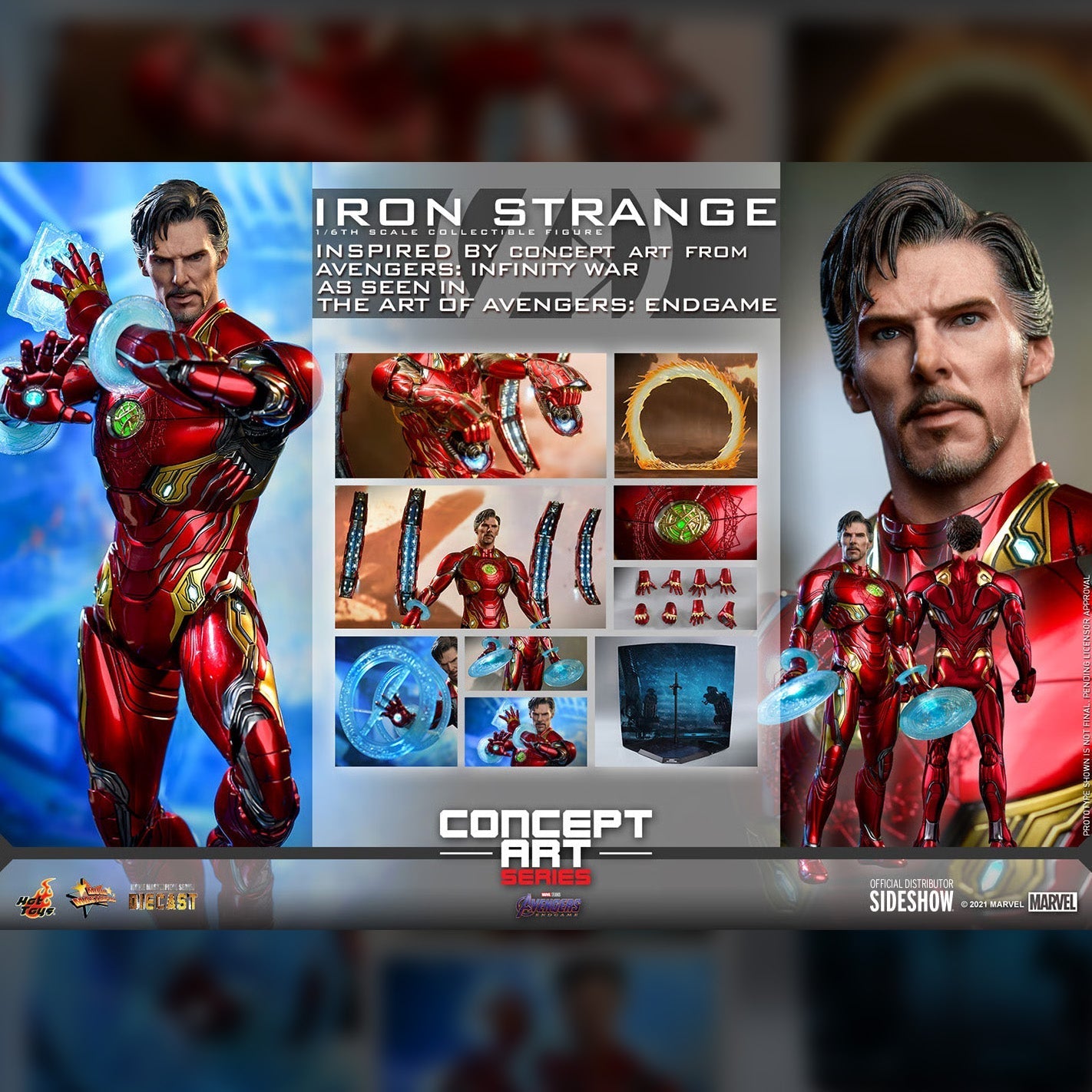 Avengers Endgame: Iron Strange Concept Art 1/6 figure