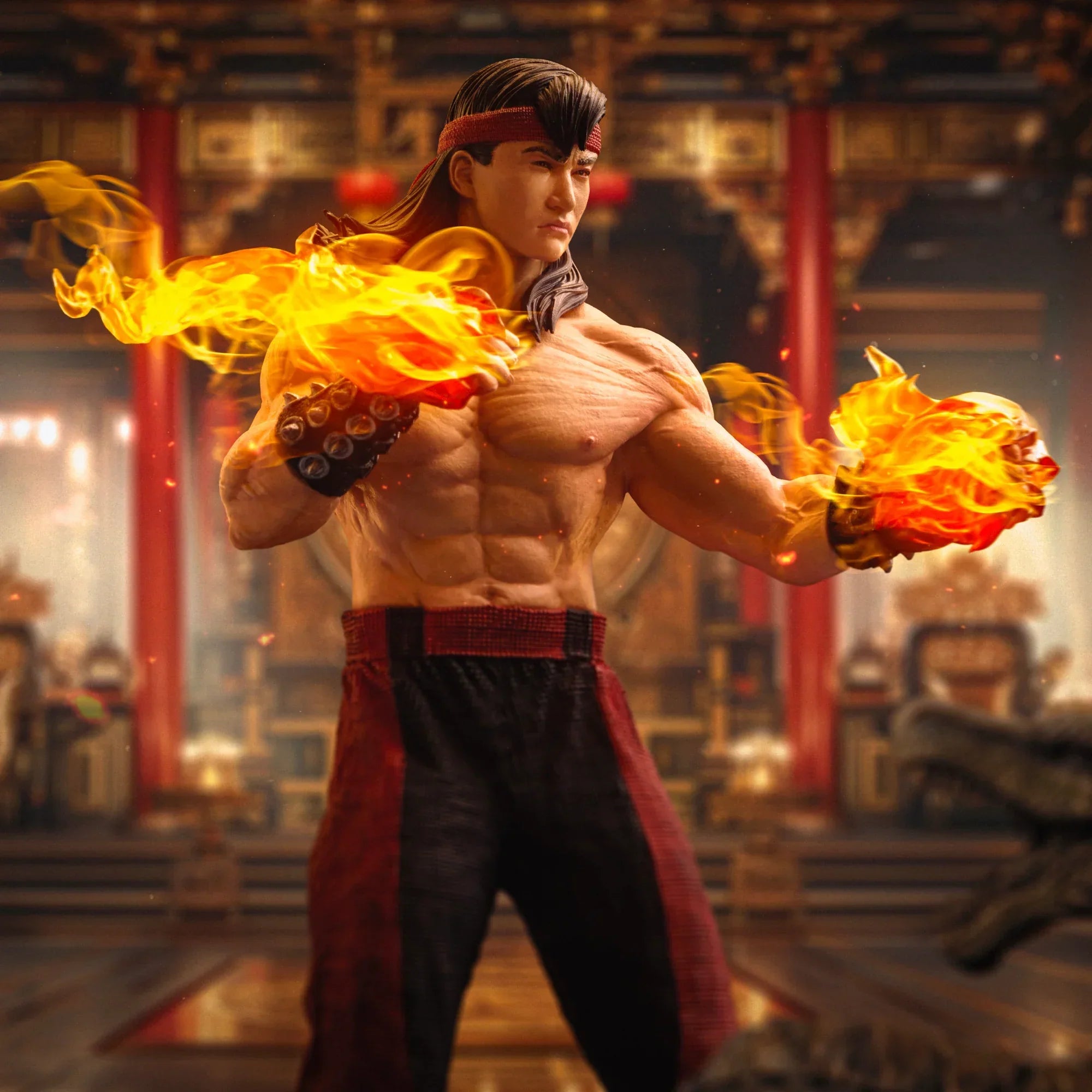 Mortal Kombat Liu Kang Statue