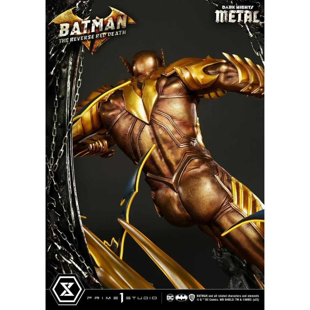 The Reverse Red Death DC Dark Knights Metal Statue