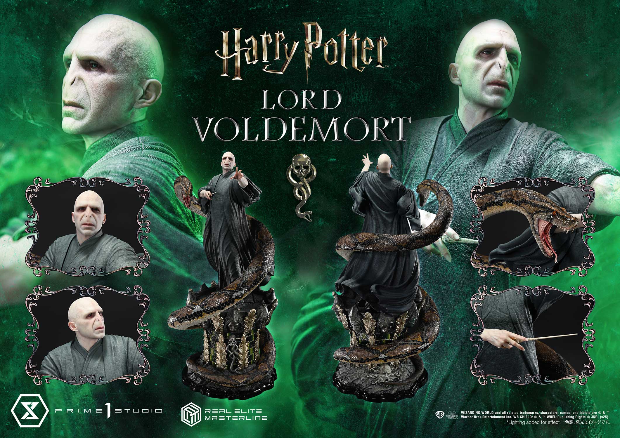 Lord Voldemort (Harry Potter Film) Bonus version 1/4 statue