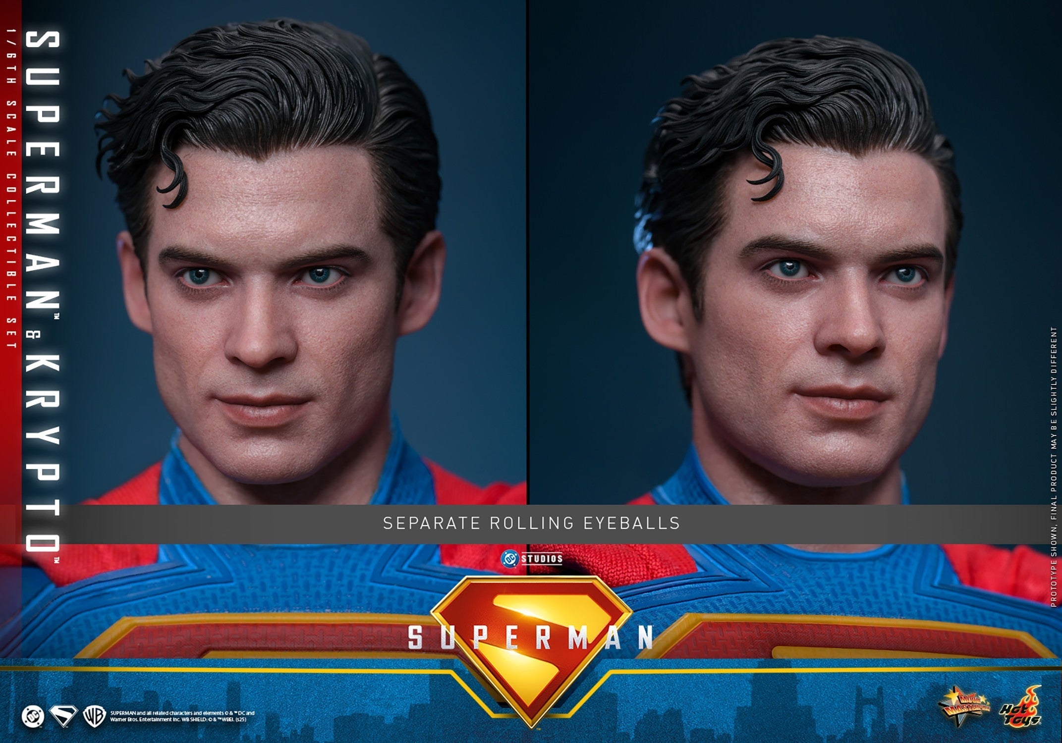 Superman (2025) & Krypto Sixth Scale Figure Set