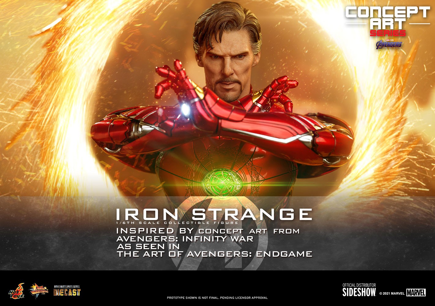 Avengers Endgame: Iron Strange Concept Art 1/6 figure