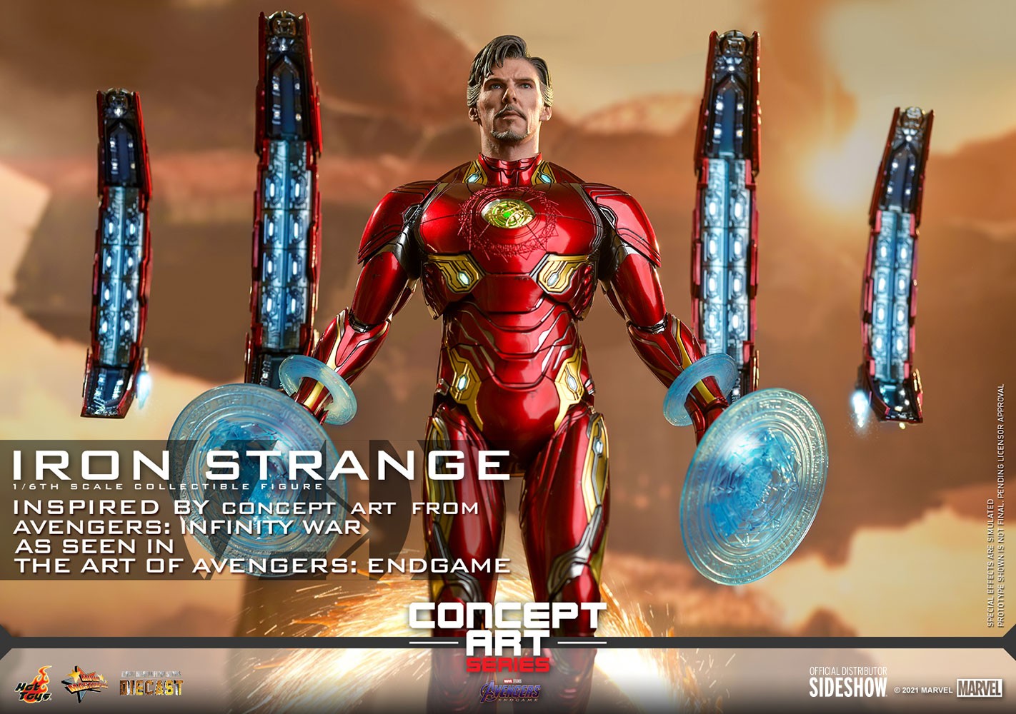 Avengers Endgame: Iron Strange Concept Art 1/6 figure