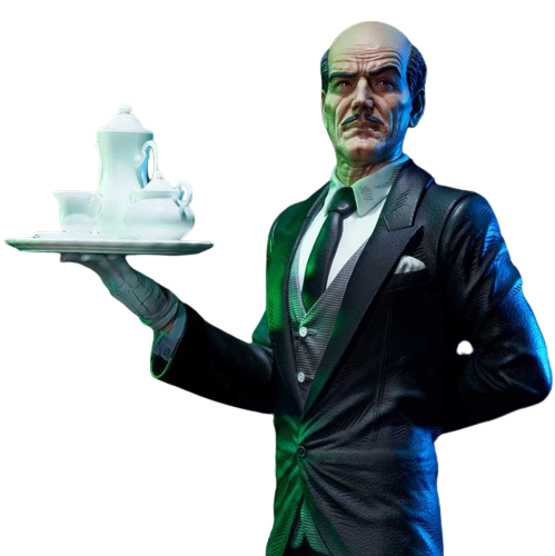 Alfred Pennyworth Throne Legacy Statue