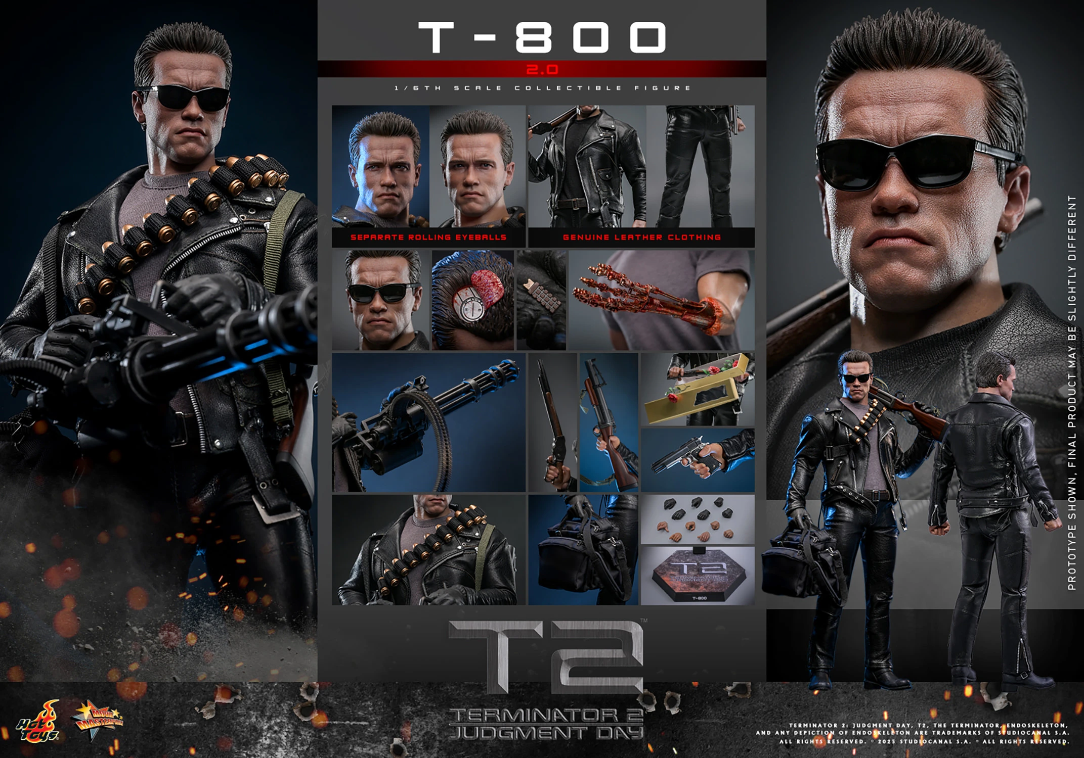 T-800 (2.0) Sixth Scale Figure
