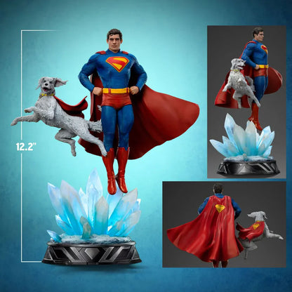 Superman & Krypto Art Scale Statue