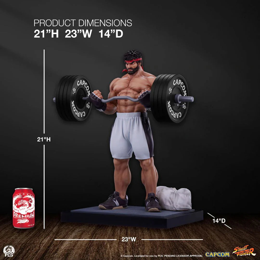 Ryu: Powerlifting (Battle Edition) Statue