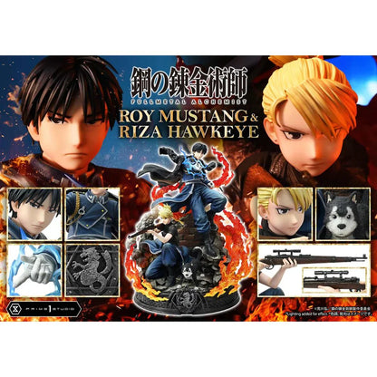 Fullmetal Alchemist Roy Mustang & Riza Hawkeye Dx Regular Version statue