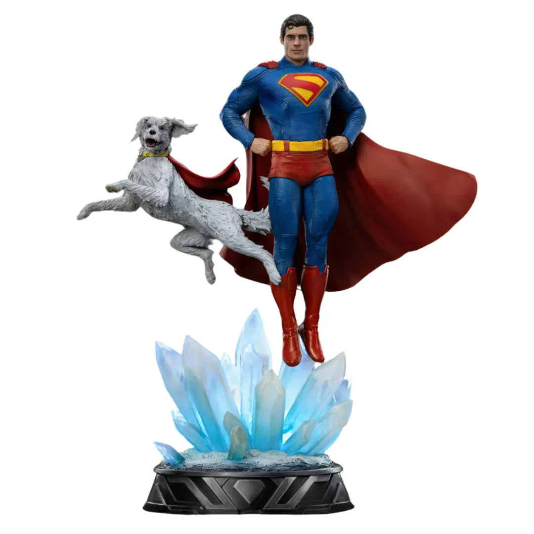 Superman & Krypto Art Scale Statue