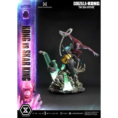 Godzilla X Kong The New Empire Kong Vs Skar King Statue