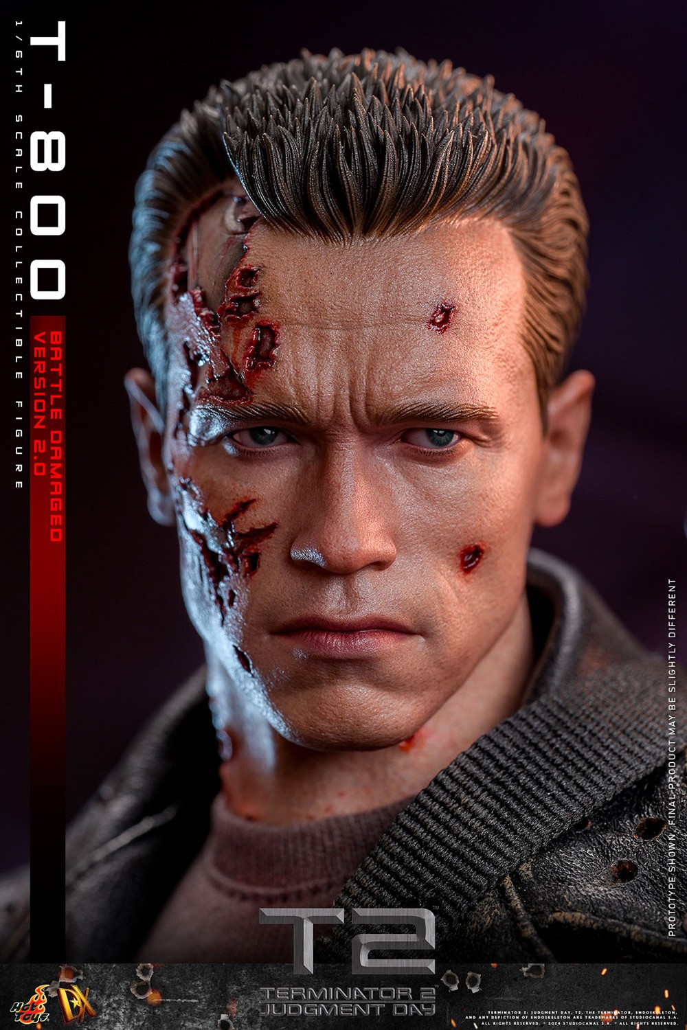 T-800 (BATTLE DAMAGED VERSION 2.0) Sixth Scale Figure
