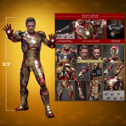 IRON MAN MARK XLII (2.0) DELUXE Sixth Scale Figure