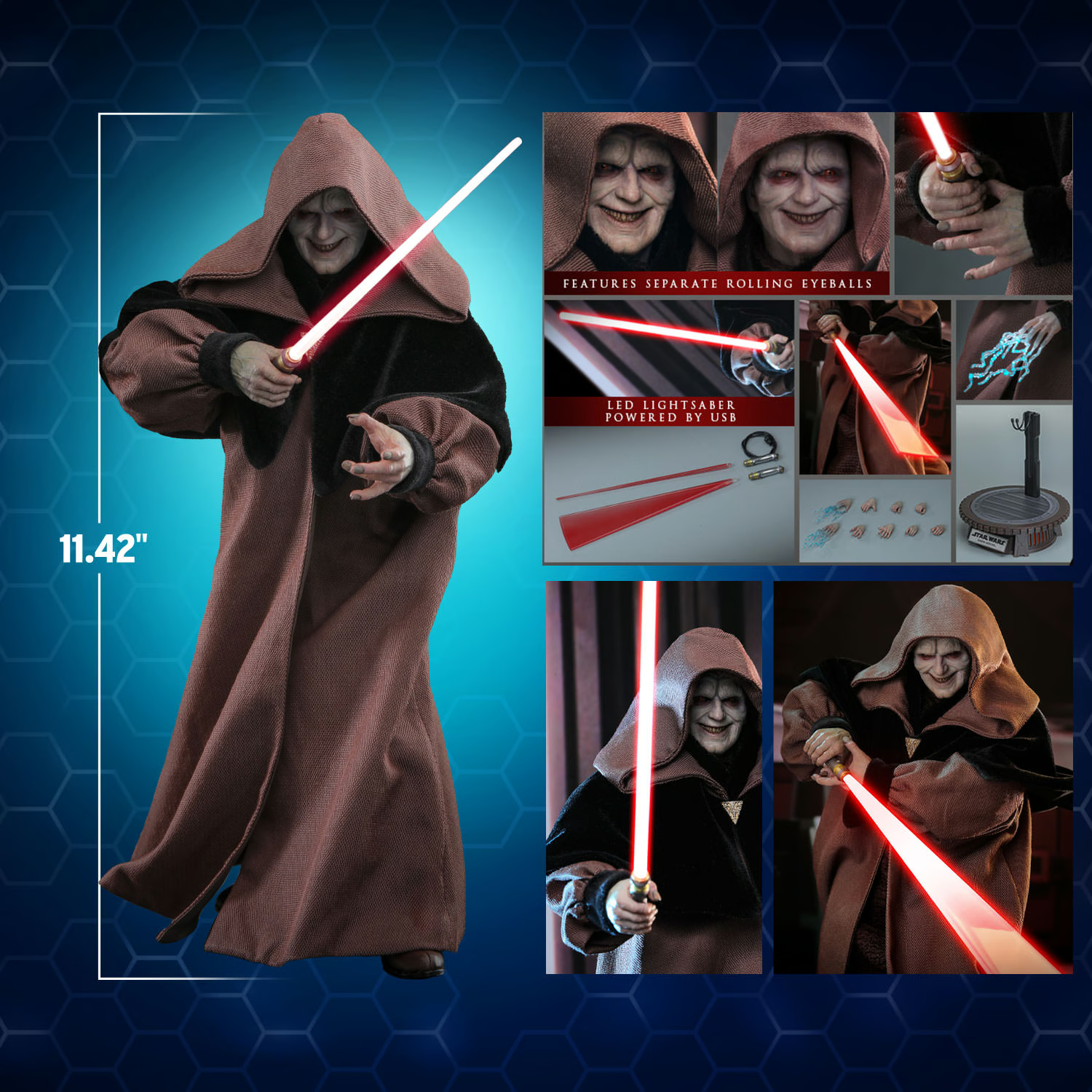 Darth Sidious Sixth Scale Figure