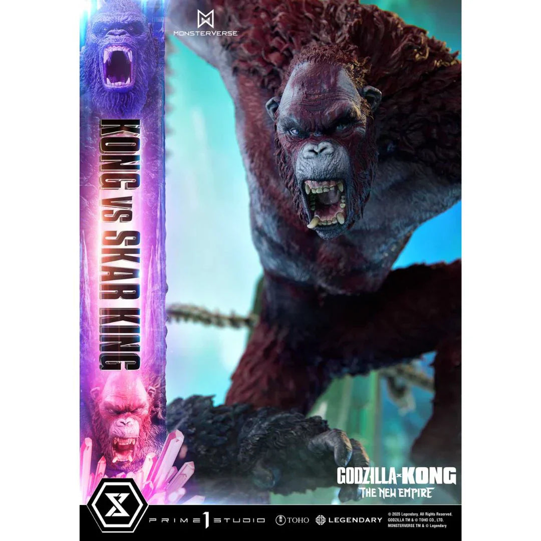 Godzilla X Kong The New Empire Kong Vs Skar King Statue