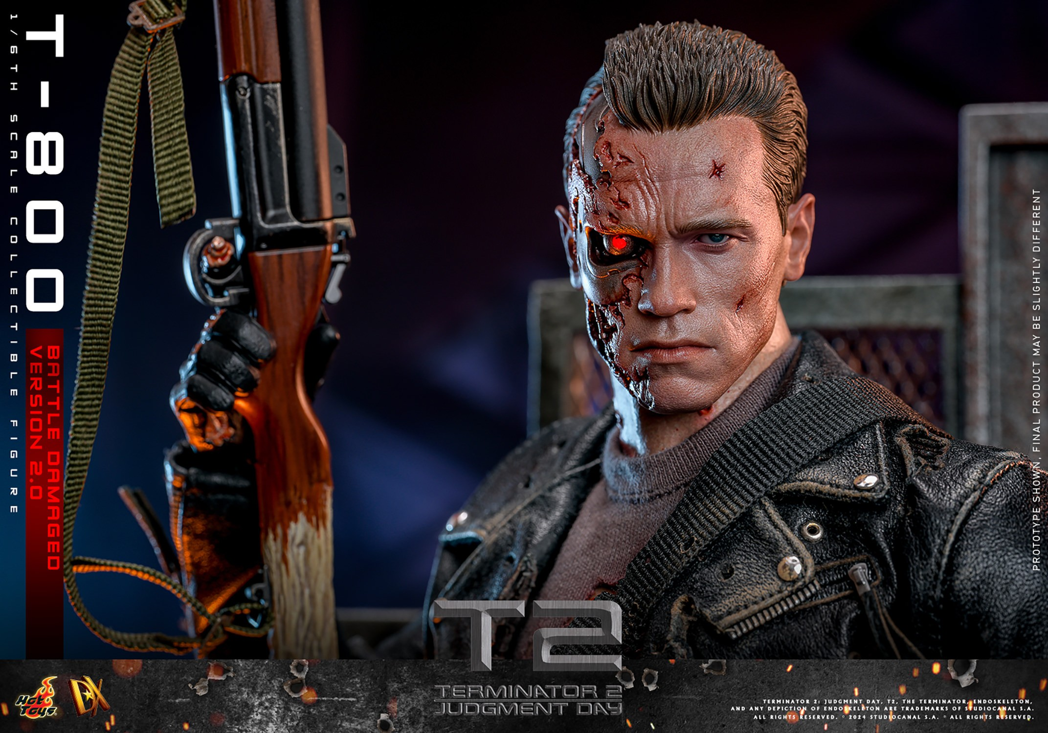T-800 (BATTLE DAMAGED VERSION 2.0) Sixth Scale Figure