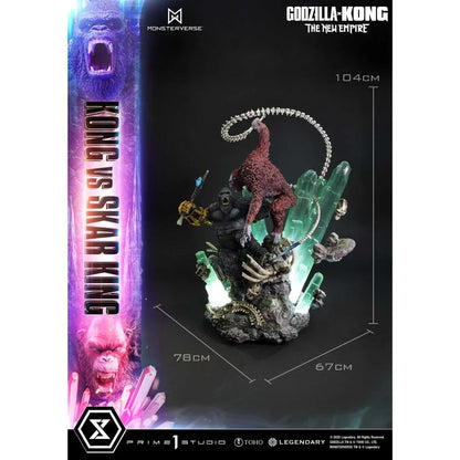 Godzilla X Kong The New Empire Kong Vs Skar King Statue