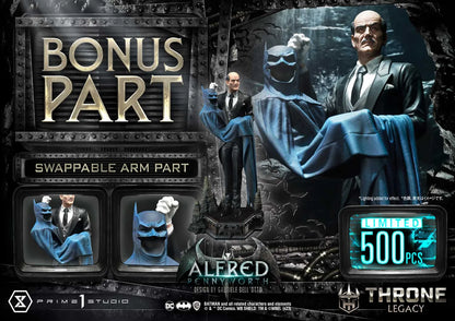 Alfred Pennyworth Throne Legacy Statue