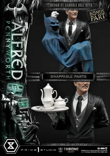 Alfred Pennyworth Throne Legacy Statue