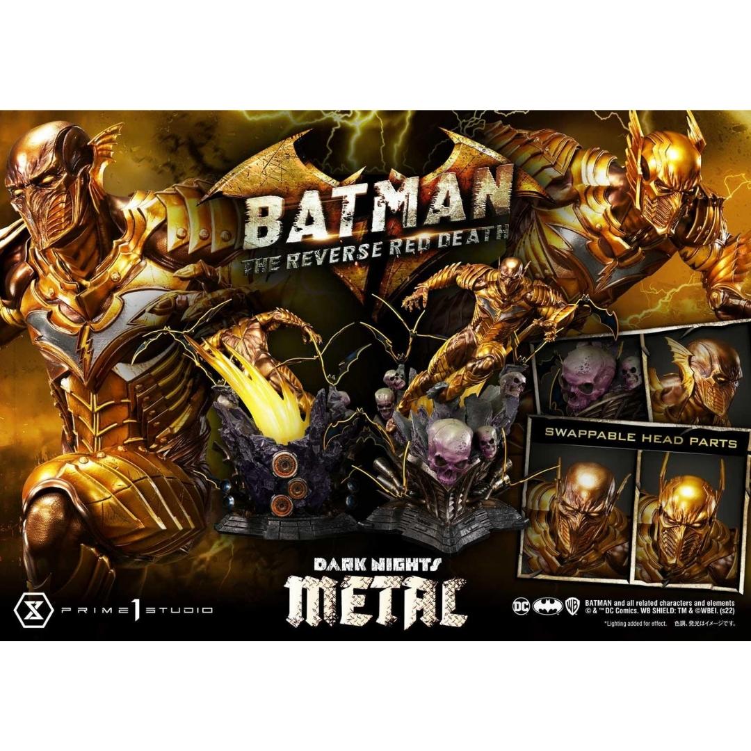 The Reverse Red Death DC Dark Knights Metal Statue