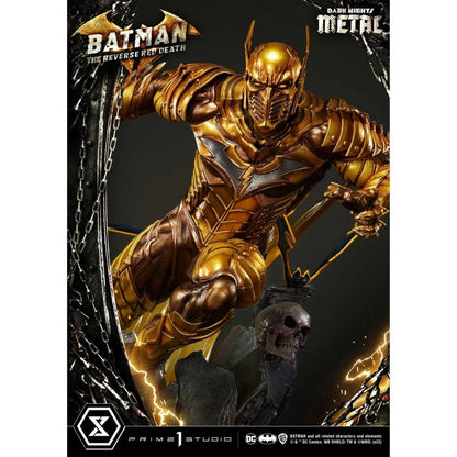 The Reverse Red Death DC Dark Knights Metal Statue