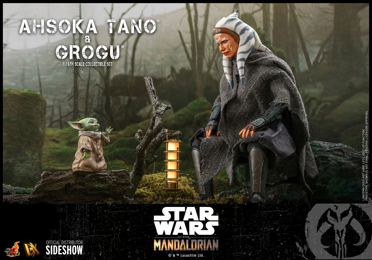 Star Wars The Mandalorian Ahsoka Tano and Grogu Set