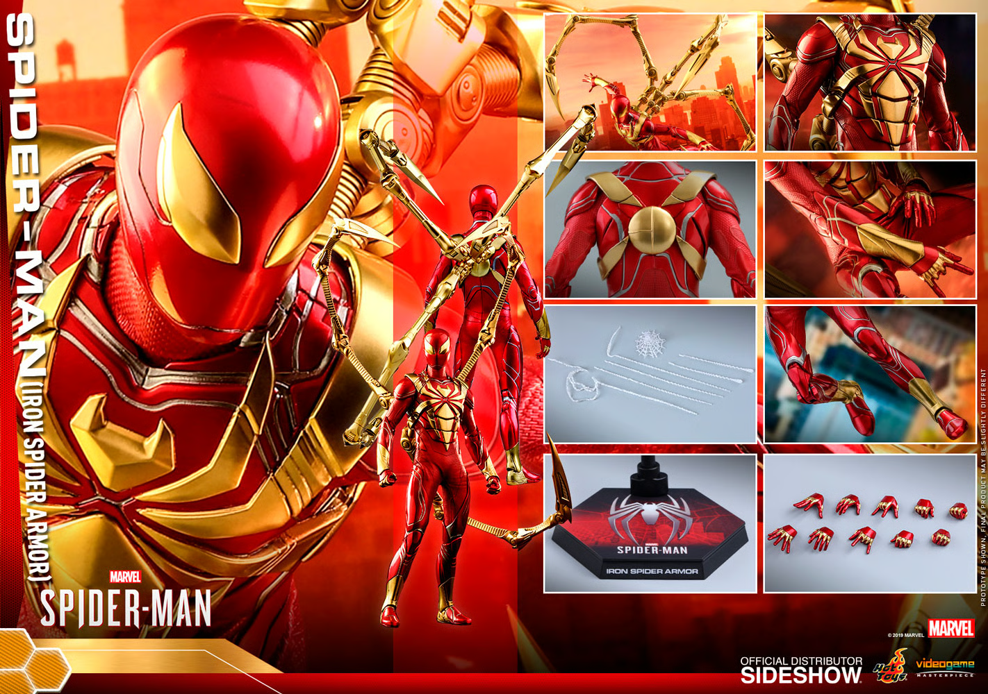 Spider-Man (Iron Spider Armor) Sixth Scale Figure