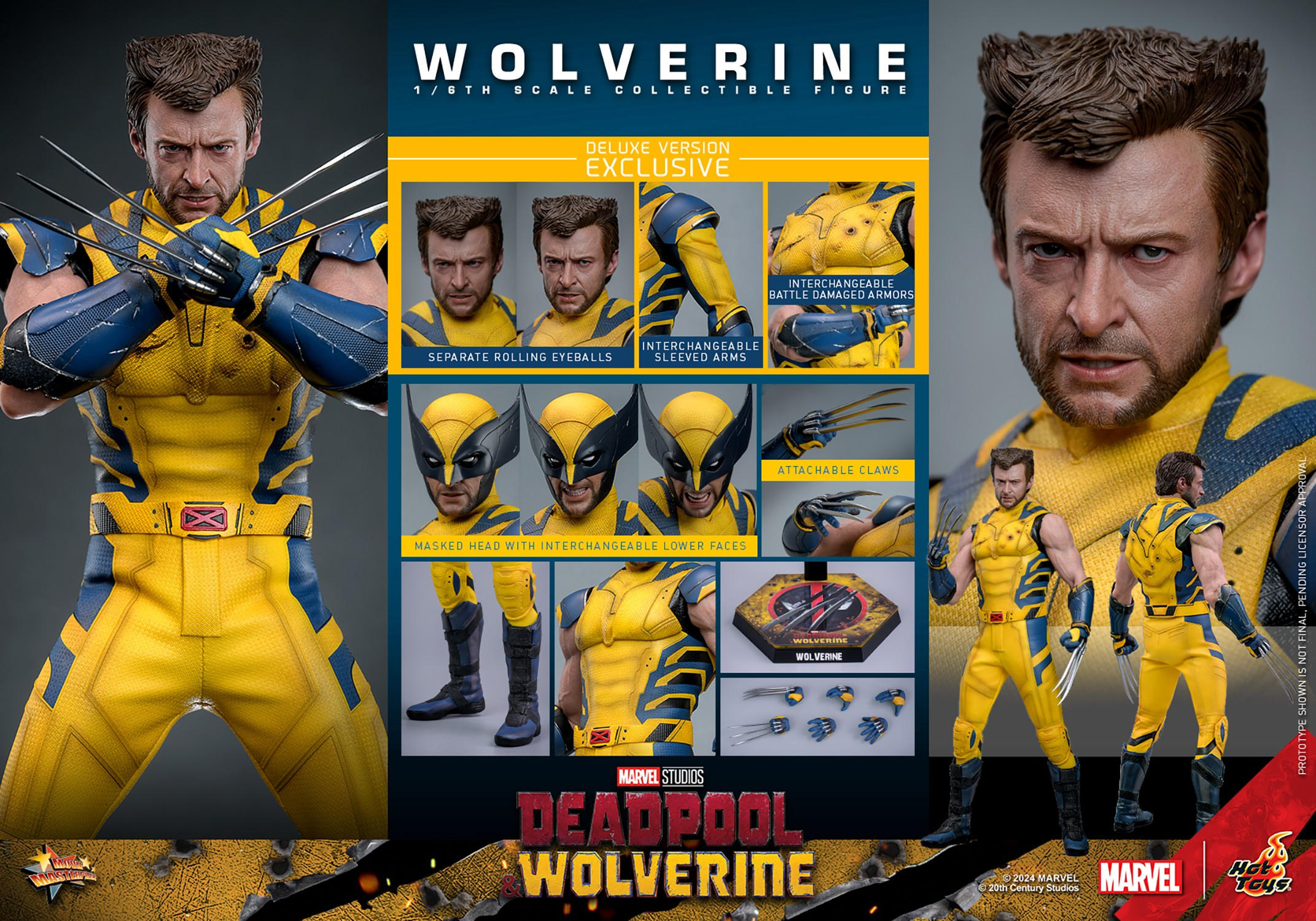 WOLVERINE (DELUXE VERSION) Sixth Scale Figure