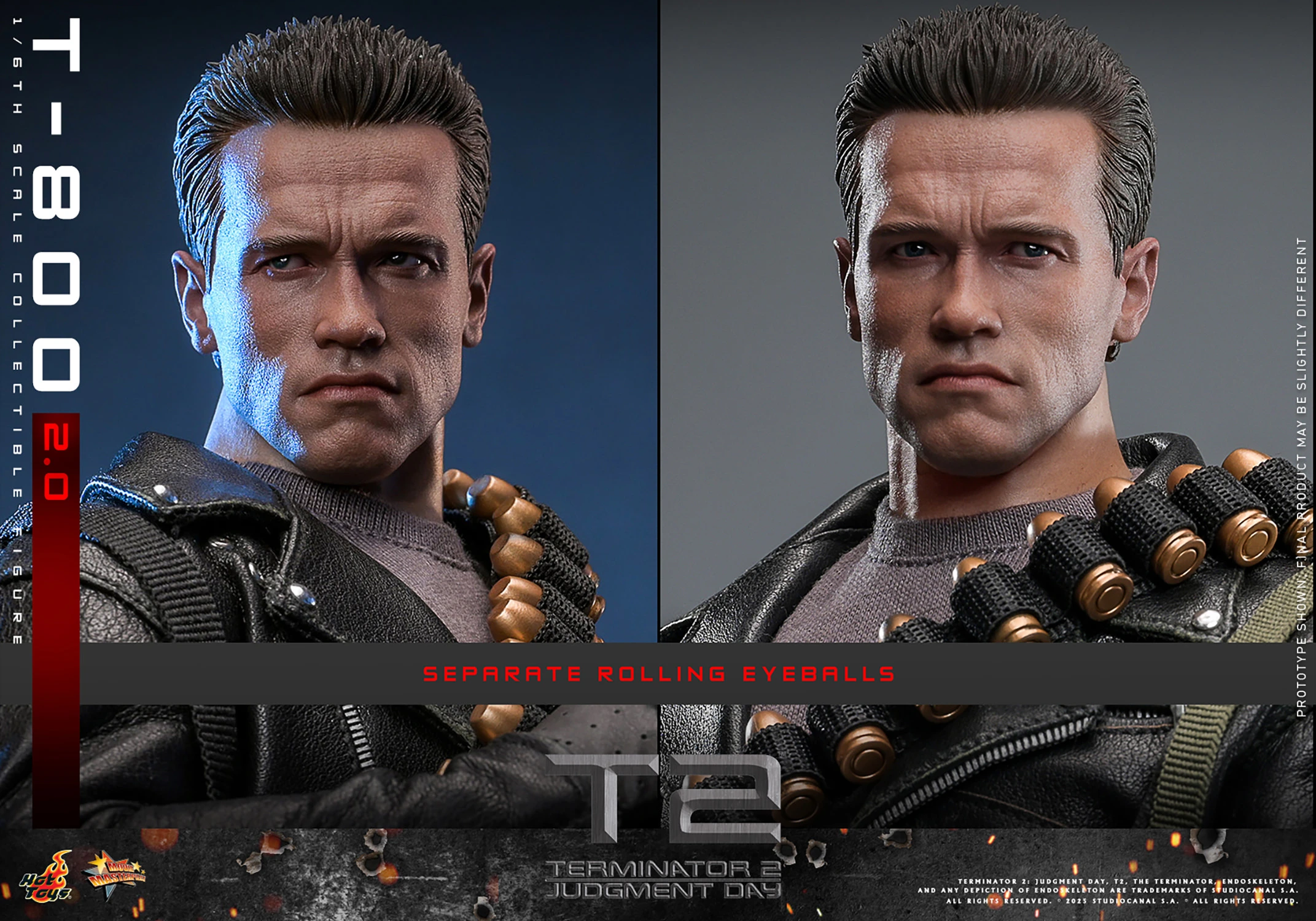 T-800 (2.0) Sixth Scale Figure