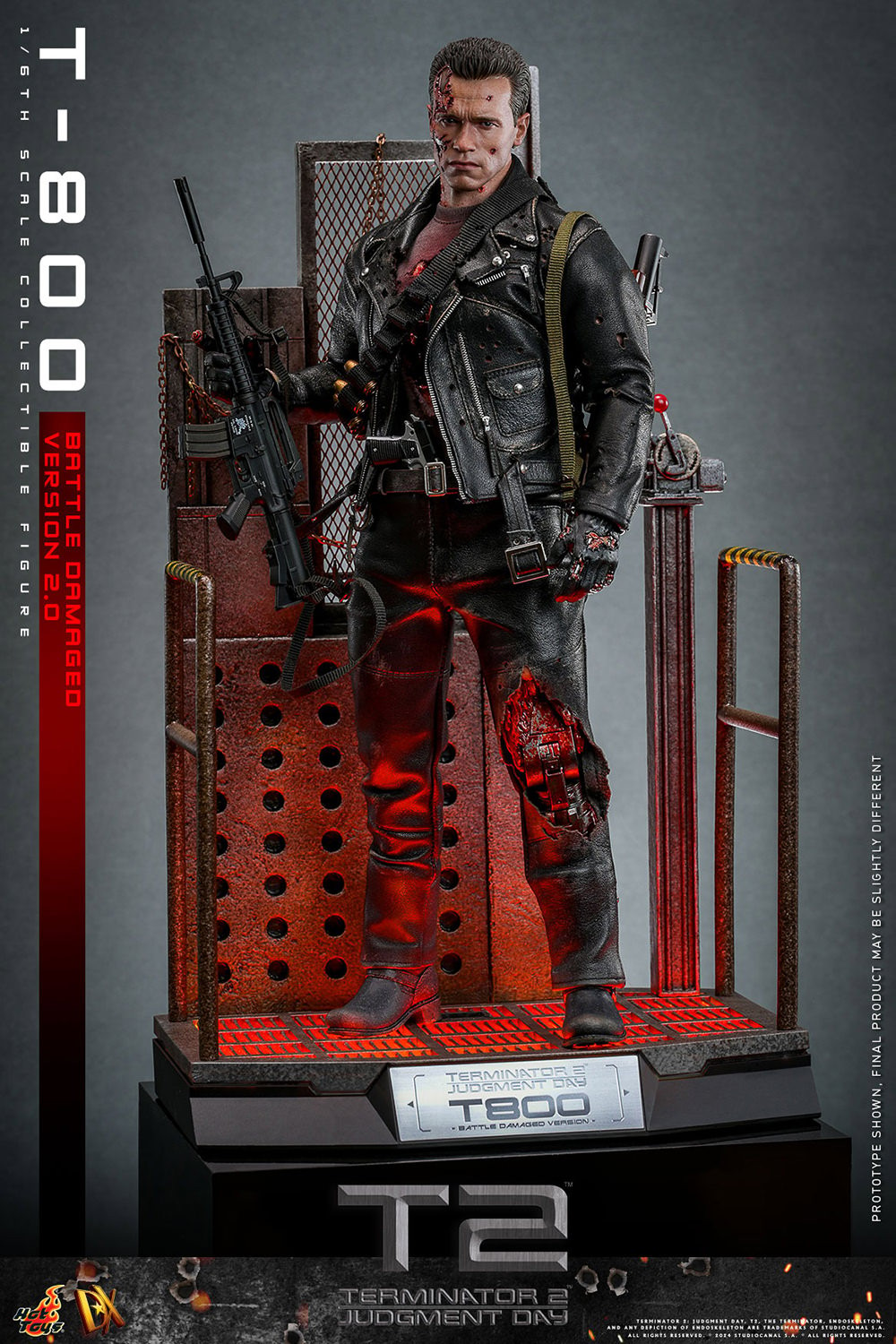 T-800 (BATTLE DAMAGED VERSION 2.0) Sixth Scale Figure