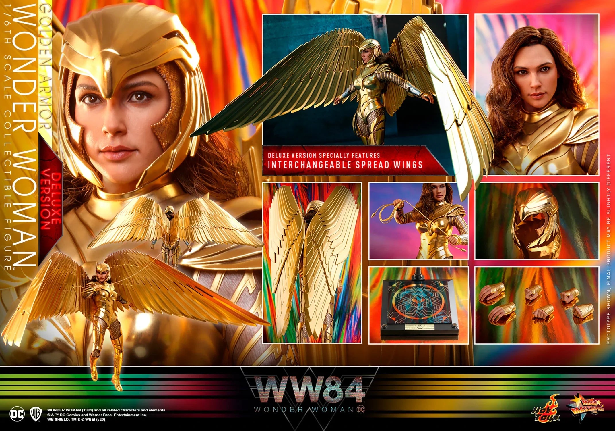 GOLDEN ARMOR WONDER WOMAN (DELUXE) Sixth Scale Figure