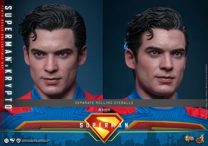 Superman (2025) & Krypto Sixth Scale Figure Set
